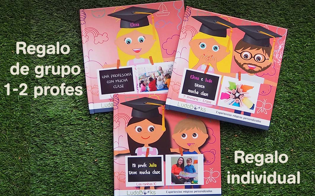 Libros personalizados para profesoras