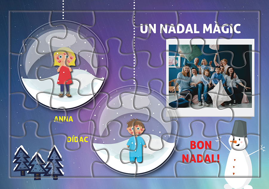 Puzle personalitzat Un Nadal Màgic