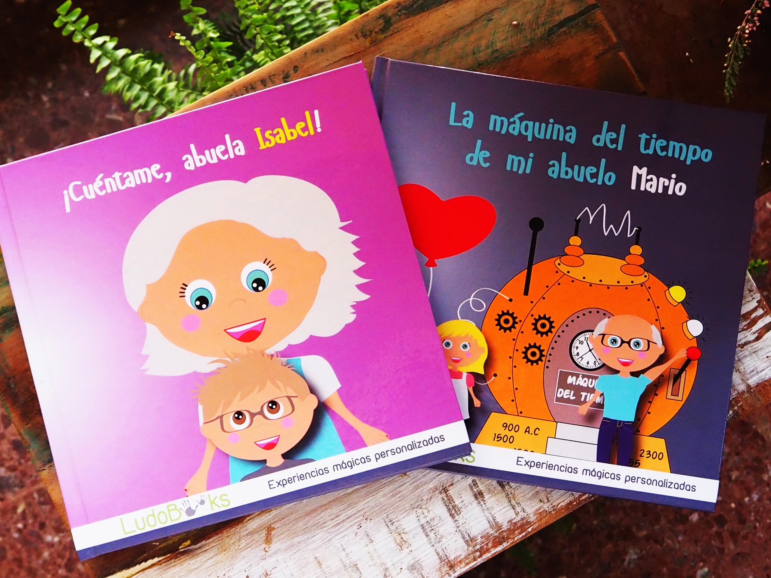 Libro personalizado para regalar a abuelos con nietos