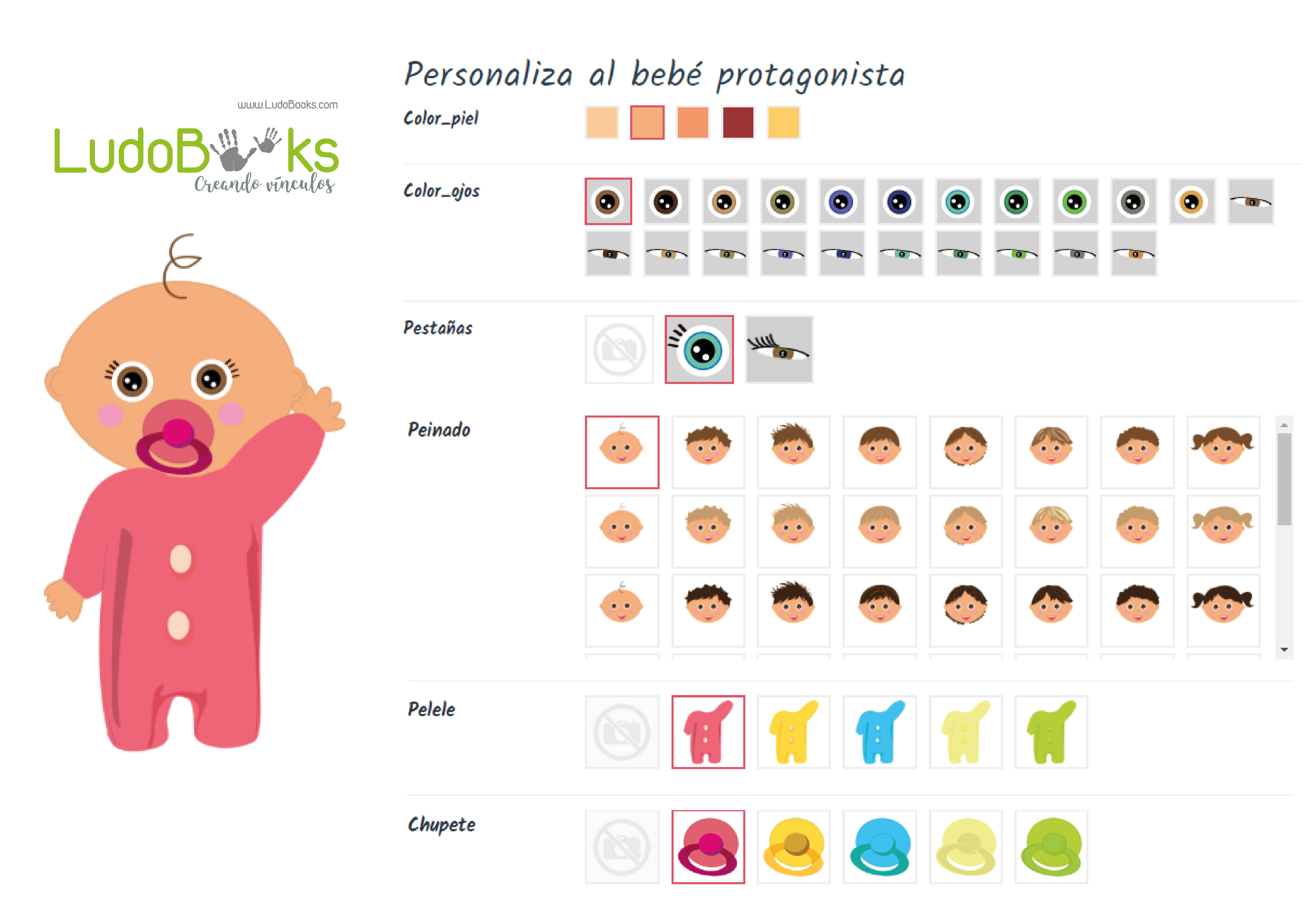 Configurador personalizado para bebés
