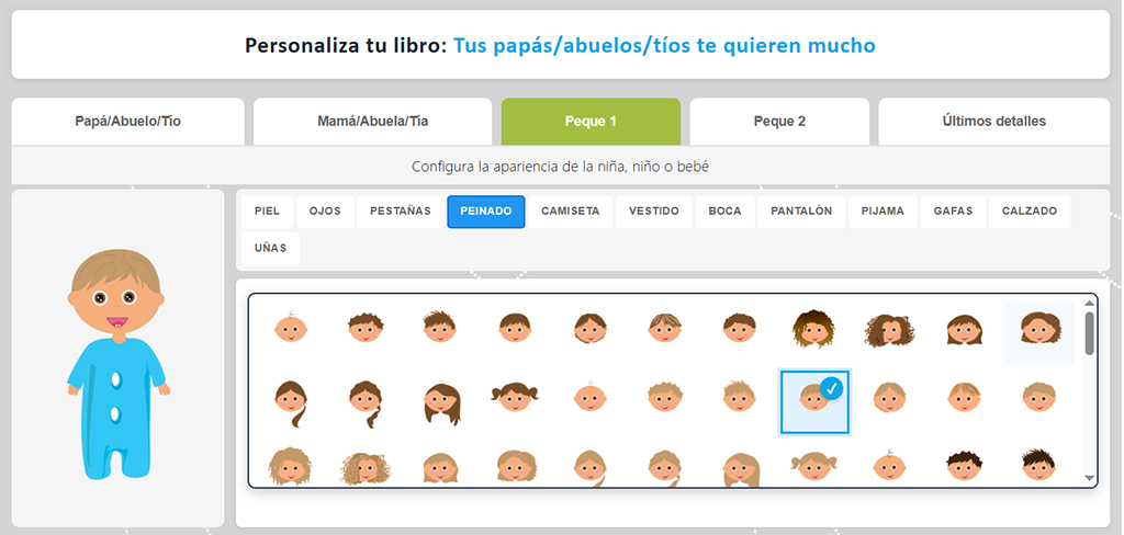 Configurador de avatares sin estereotipos