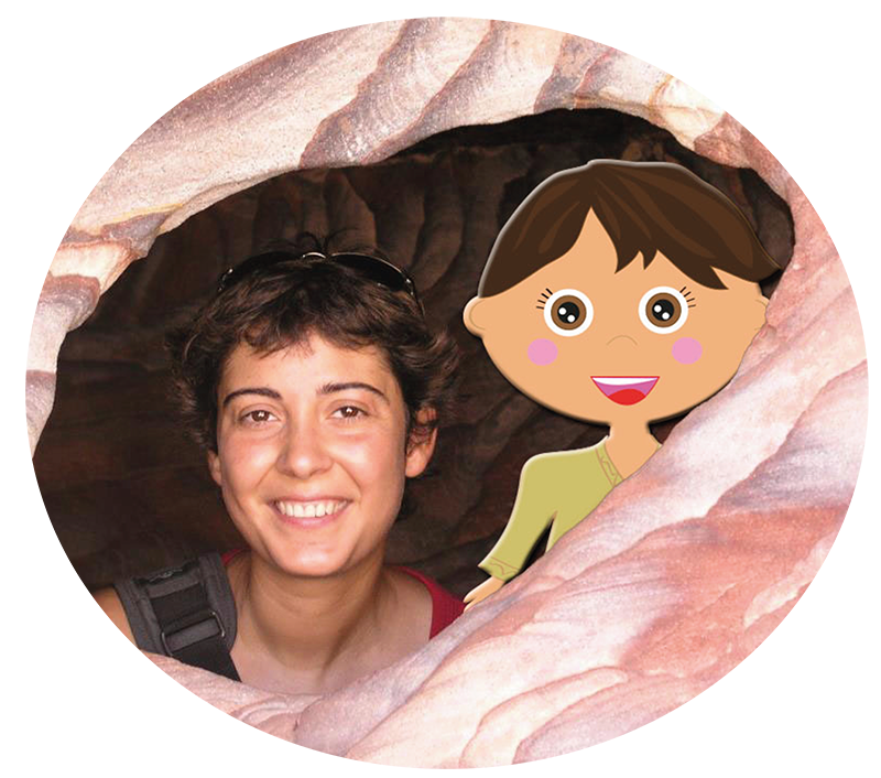 Eva, fundadora e ilustradora de Ludobooks