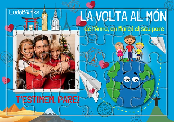 Puzle personalitzat La volta al món