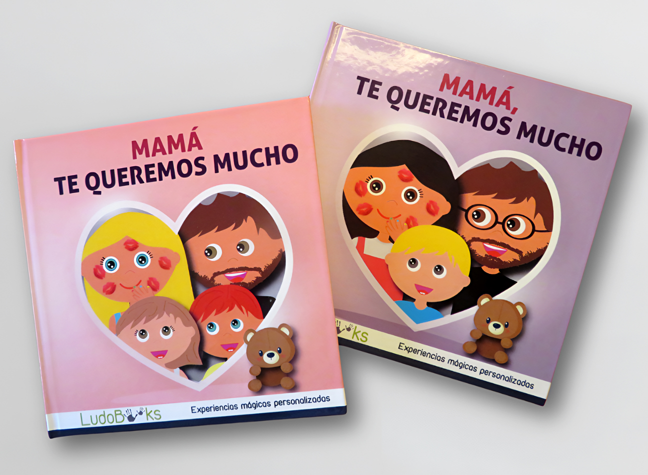 Libro Mamá, te queremos mucho personalizado